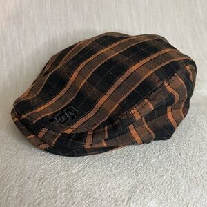 SF San Francisco Giants Plaid Flat Cap